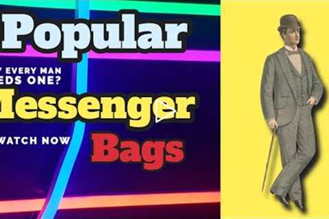 Leather Messenger Bag for Men & Rustic Messenger Bag for Women – Handmade, Distressed Full Grain