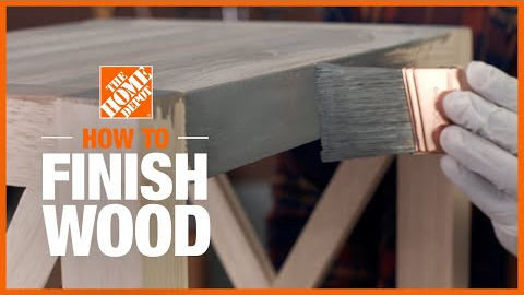 How to Finish Wood 101 | Simple Wood Projects | The Home Depot