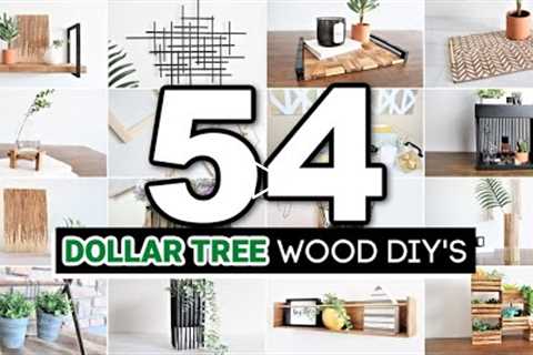 54 Dollar Tree DIYs | EASY Dollar Tree DIY Projects For 2022! *FULL TUTORIALS*