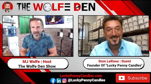 🐺The PERFECT Gift! Personalized Candles! 🕯️Interview w/ Dom LeRoux Founder of Lucky Penny Candles!🎙️