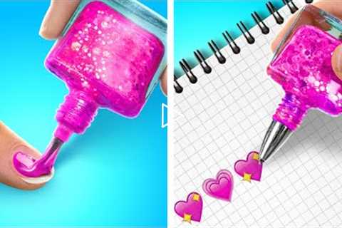 SMART SCHOOL HACKS || Back to School! Cool Crafts and Genius DIY Ideas for Kids & Parents by..