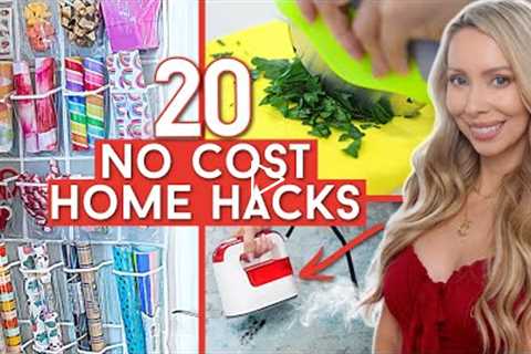 20 NO COST Home Hacks That Will Blow Your Mind!