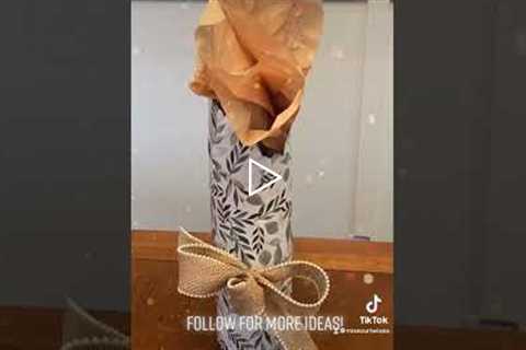 How to gift wrap a wine bottle 5 ways