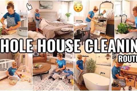 WHOLE HOUSE CLEAN WITH ME!🏠 WEEKLY CLEANING ROUTINE | 2022 CLEANING MOTIVATION