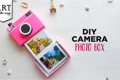 DIY Camera Photo Box | Gift Ideas | Photo Organizer | Paper Craft | Memory Box | Pull Out Photo Box