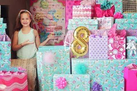 Leah's 8th Birthday Morning Opening Presents! 🍩