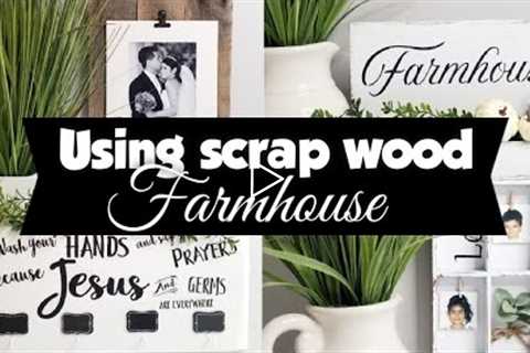Scrap Wood Decor Ideas ~ DIY Scrap Wood Projects ~ DIY Farmhouse Decor (2020)