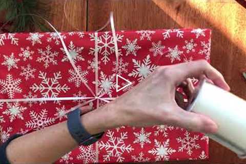 Holiday Life Skills:  How to Curl Ribbon on a Gift & Make Your Own Bow