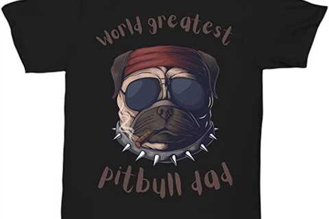 Amazon.com: World Greatest Pitbull dad Unisex Tee -GB : Clothing, Shoes & Jewelry