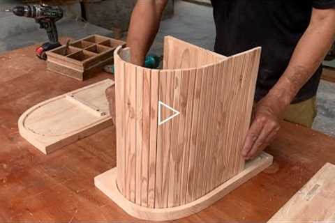 Great Crafting Woodworking Ideas // Don't Throw Away Scraps Of Wood, Turn It Into A Useful Item
