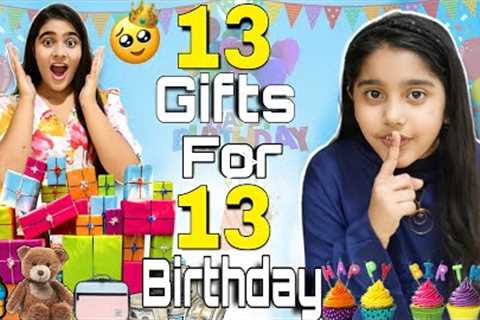 13 Gifts for her 13th Birthday || *Treasure Hunt Gift Unboxing Challenge*🎁