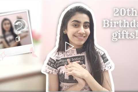 What I got for my 20th Birthday| 20th Birthday gifts | Gagan kaur