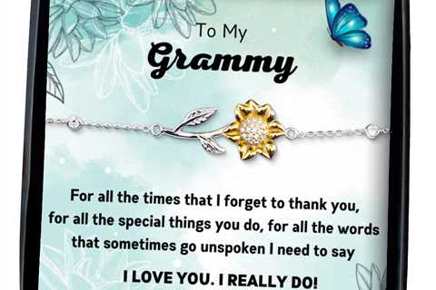 To my Grammy,  Sunflower Bracelet. Model 64024