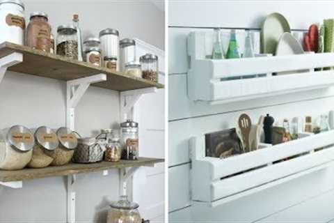 💕 5 DIY Wood Project for More Organized Kitchen 💕