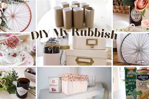 DIY my rubbish compilation, ideas for recycling household items into home decor!