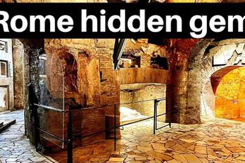 Rome Italy - Hidden gem in Rome. Catacombs of San Callisto