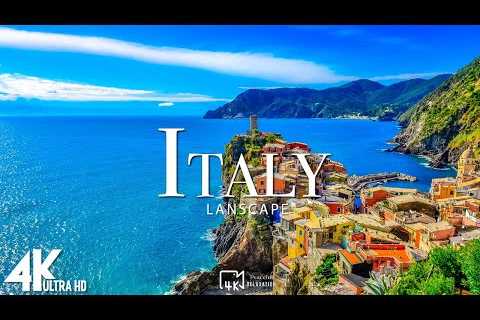 FLYING OVER ITALY( 4K UHD ) - Relaxing Music Along With Beautiful Nature Videos 4K Video Ultra HD