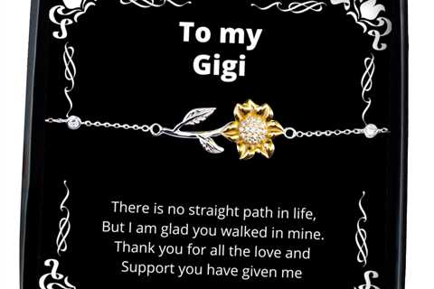 To my Gigi, No straight path in life - Sunflower Bracelet. Model 64042
