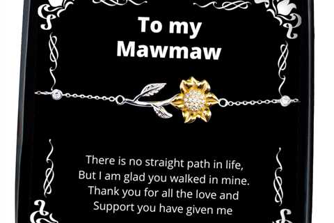 To my Mawmaw, No straight path in life - Sunflower Bracelet. Model 64042