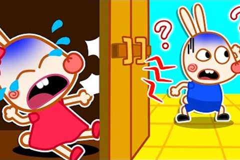 Tokki to be careful when playing hide and seek with household items - Safety Tips for Kids