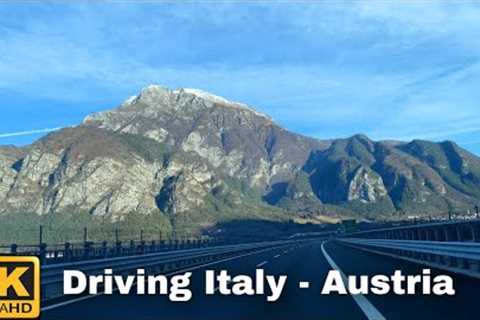 Driving From Italy to Austria in December - Udine,Tarvisio to Villach - Salzburg