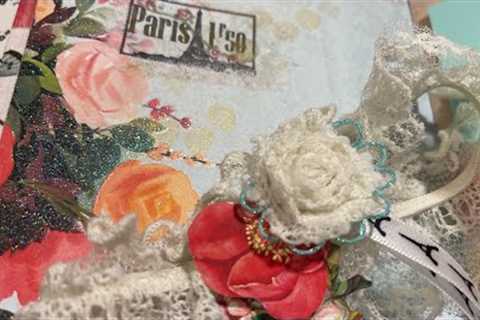 Use Household items & junk 2 stamp, stencil or tattoo in junk journal