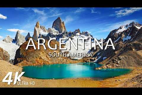 FLYING OVER ARGENTINA (4K Video UHD) - Relaxing Music With Beautiful Nature Video For Stress Relief