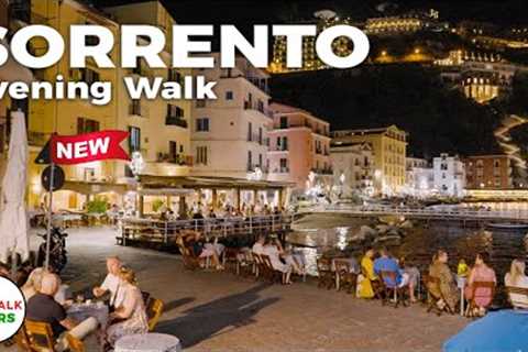 Sorrento, Italy - Evening Walk *NEW* 4K60fps with Captions - Prowalk Tours