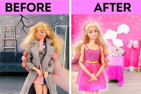 GORGEOUS DOLL MAKEOVER || DIY Dollhouse Ideas