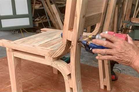 Artistic Inspirational Woodworking Design Ideas // How To Make A Beautiful Chair With Soft Curves