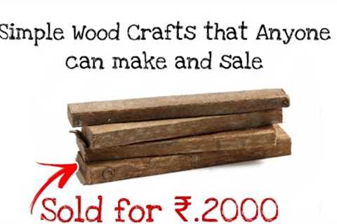 Saleable Wood Projects | Scrap Wood Ideas | DIY Wood Crafts | Small Wood Craft Projects #diy