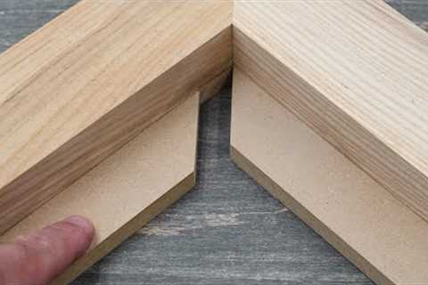 Perfect Miters Without Tools OR Math