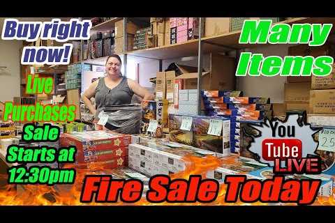 Live Fire Sale Of Many Items - Kitchen, jewelry, toys, puzzles, books and more -Online Re-seller