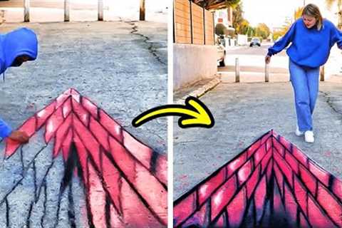 Amazing Street Art Ideas And Cool Painting Techniques