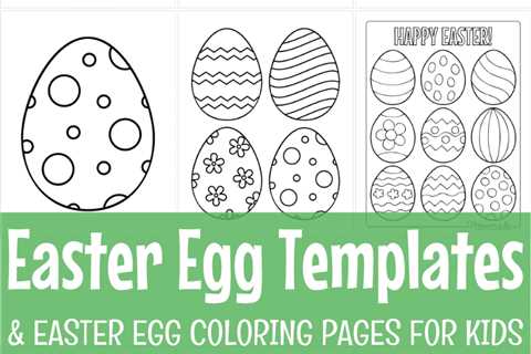 66 Easter Egg Coloring Pages