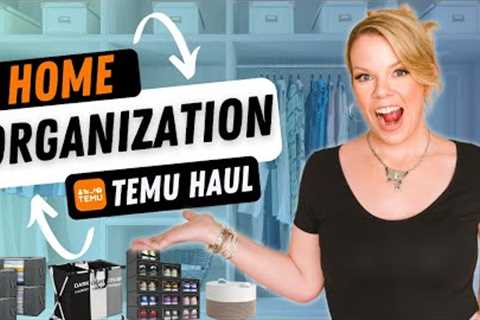 Looking for CHEAP Home Organization?! - Is TEMU Worth It?