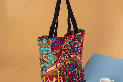 branded canvas tote bag