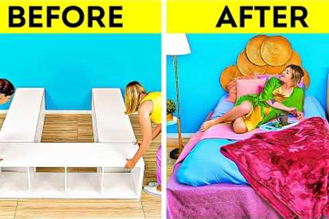 Extreme DIY Room Makeover And Cool Home Decorating Hacks