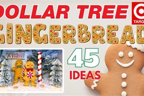 45 New GINGERBREAD DIYS & Finds for Christmas! Dollar Tree & Dollar Spot