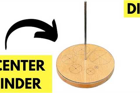 Woodworking Wonders: Simplifying Round Object Centering Like Never Before! #diytools #woodworking