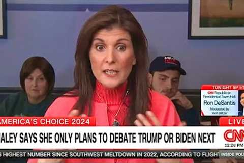 Nikki Haley VISIBLY PANICS in CNN Interview When Confronted About Trump!