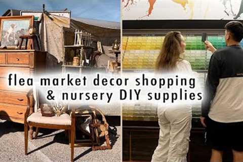 flea market decor shopping & gathering DIY supplies | XO, MaCenna Vlogs