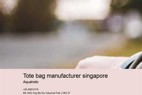 Tote Bag Manufacturer Singapore