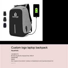 Custom Logo Laptop Backpack