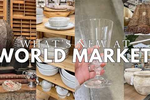 NEW FINDS AT WORLD MARKET SPRING 2024 | WORLD MARKET SHOP WITH ME | SPRING 2024 HOME DECOR