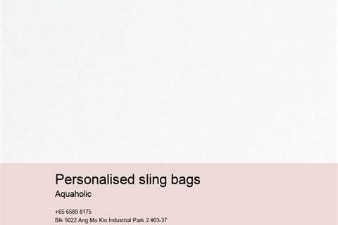 personalised sling bags