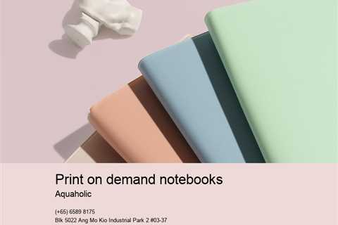 print on demand notebooks