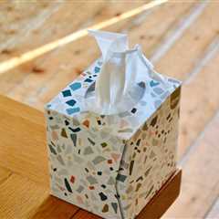 branded tissue box