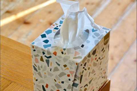 branded tissue box