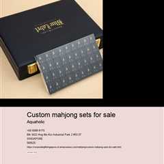 custom mahjong sets for sale